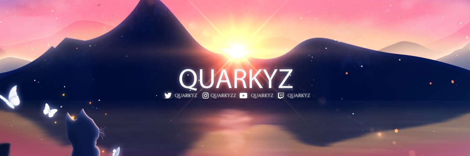 Twitter banner for @quarkyzz
