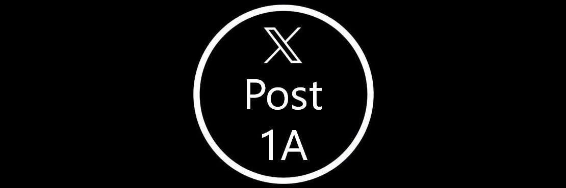 X Post 1A banner