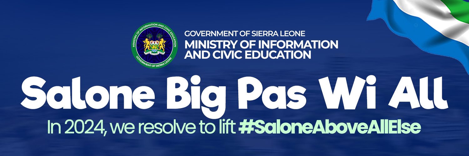 Ministry of Information & Civic Education S/Leone's banner