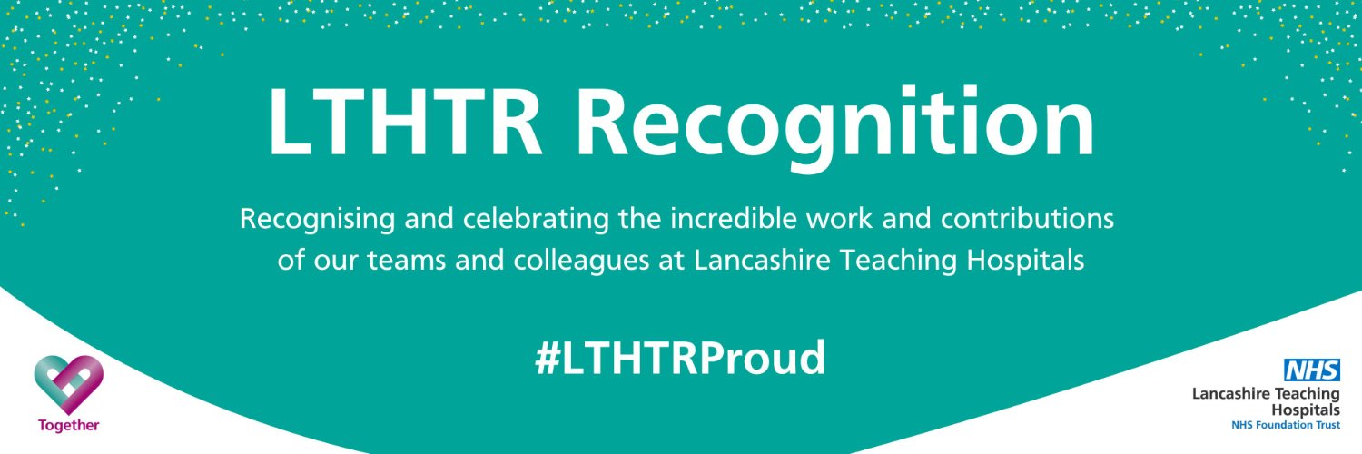 Recognition at LTHTR banner