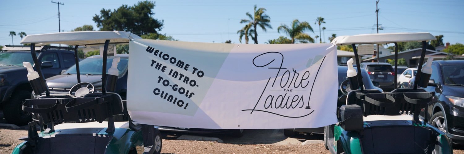 Fore the Ladies banner