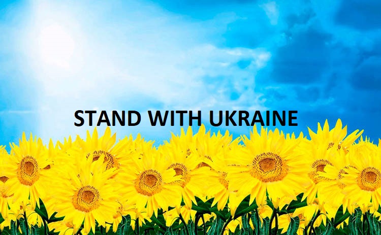 Stand with Ukraine banner