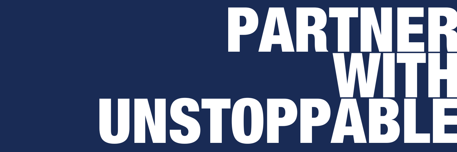 Partner with Unstoppable banner