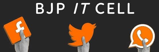 BJP IT CELL's banner