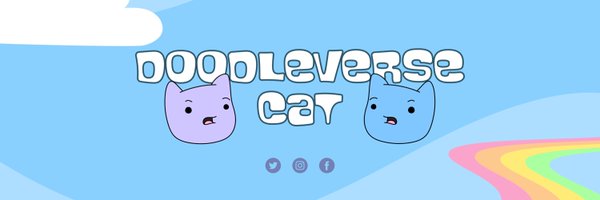 Doodleverse Cat NFT Profile Banner