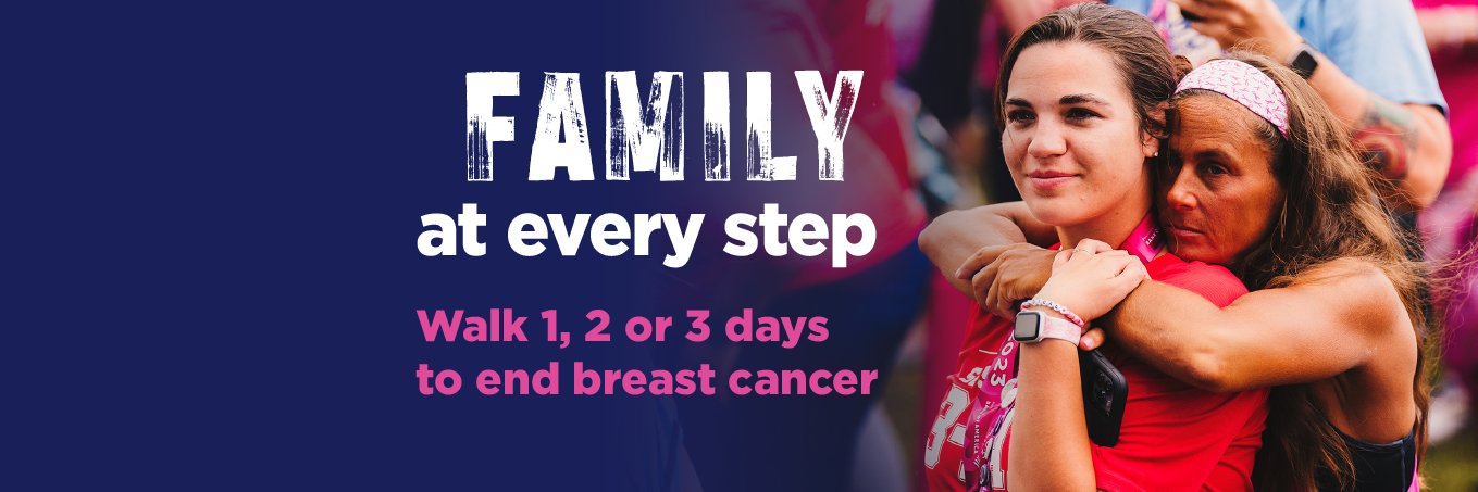 Susan G. Komen 3-Day banner