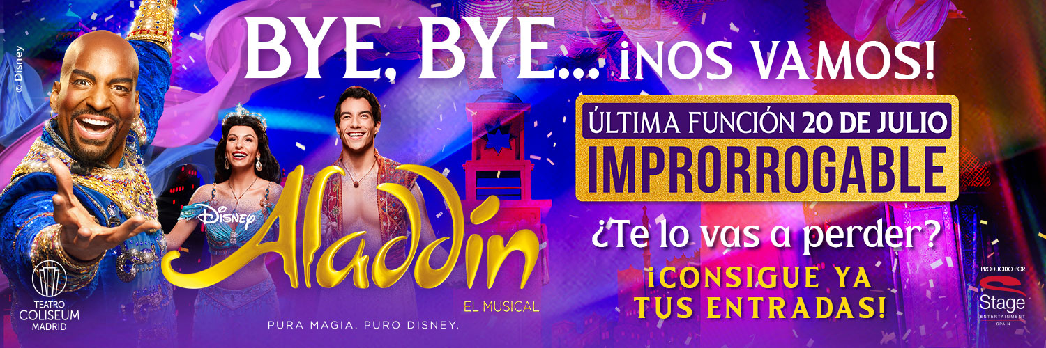 Aladdin El Musical banner