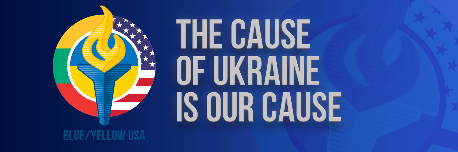 Blue/Yellow USA 501(c)(3) 🇱🇹🇺🇸🇺🇦 banner