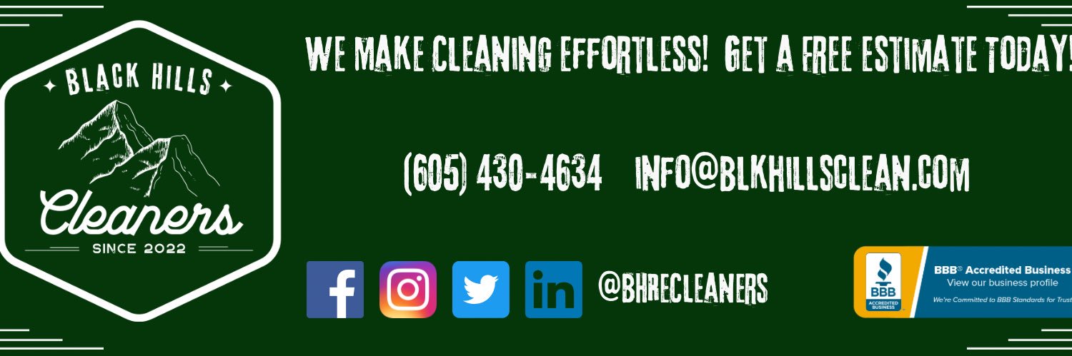 Black Hills Cleaners banner