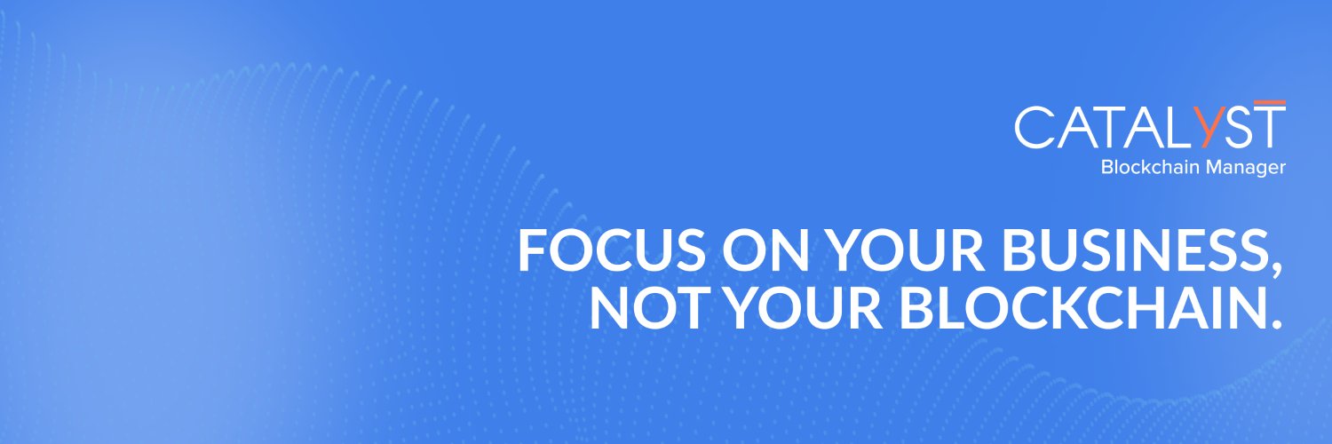 Catalyst Blockchain Manager banner