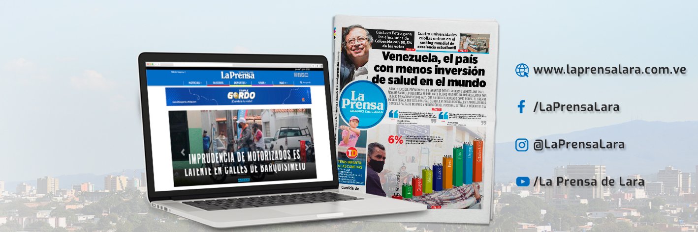 LA PRENSA de Lara's banner