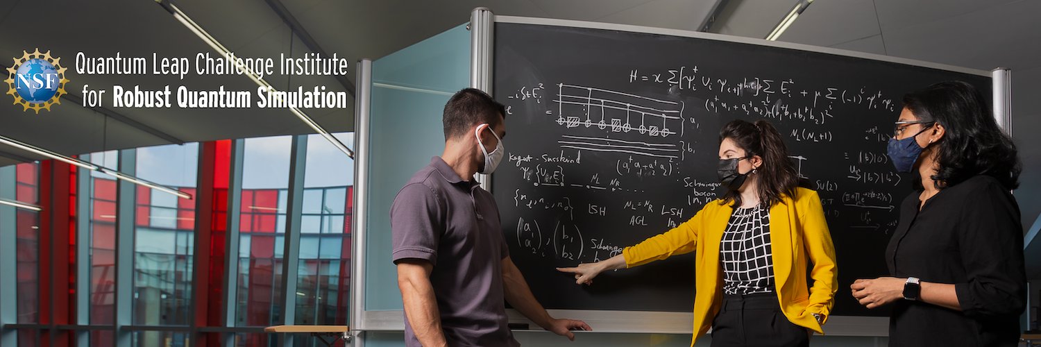 Institute for Robust Quantum Simulation's banner