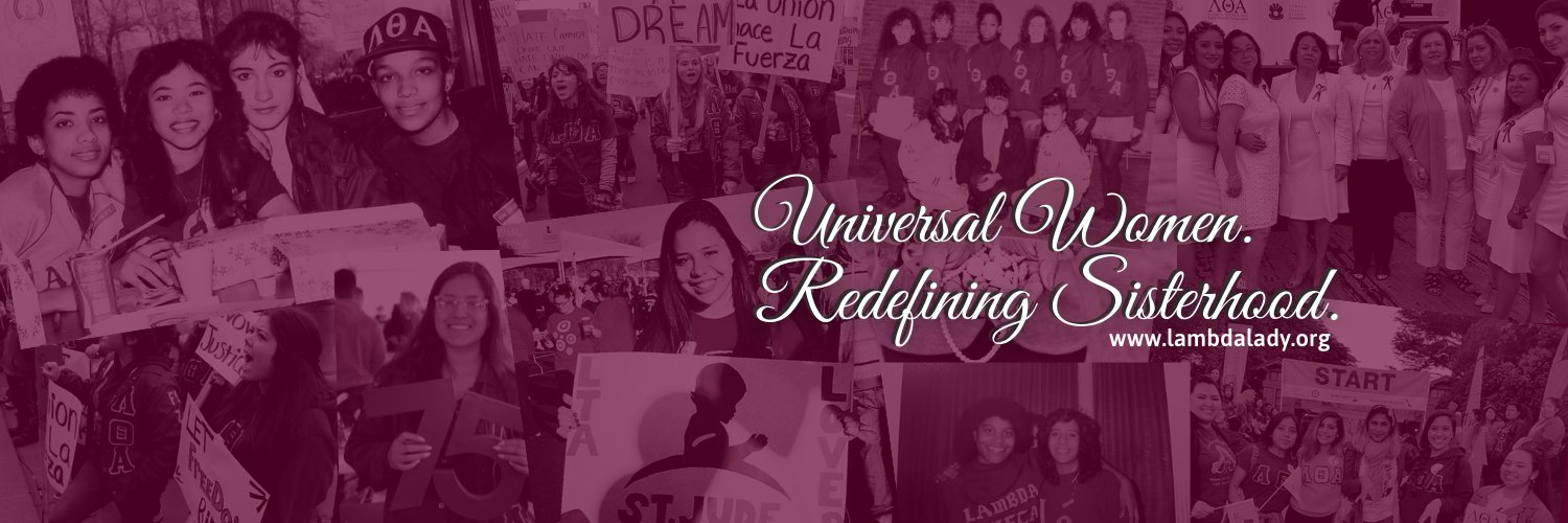 Lambda Theta Alpha banner