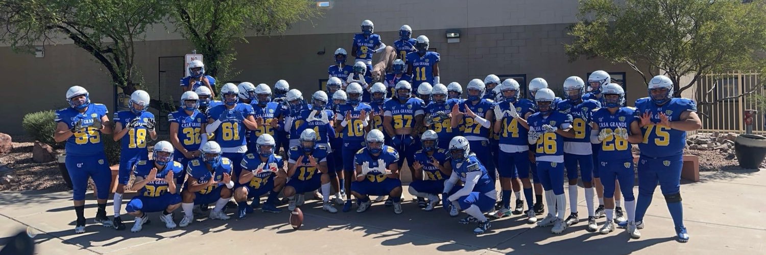 Casa Grande Cougar Football's banner