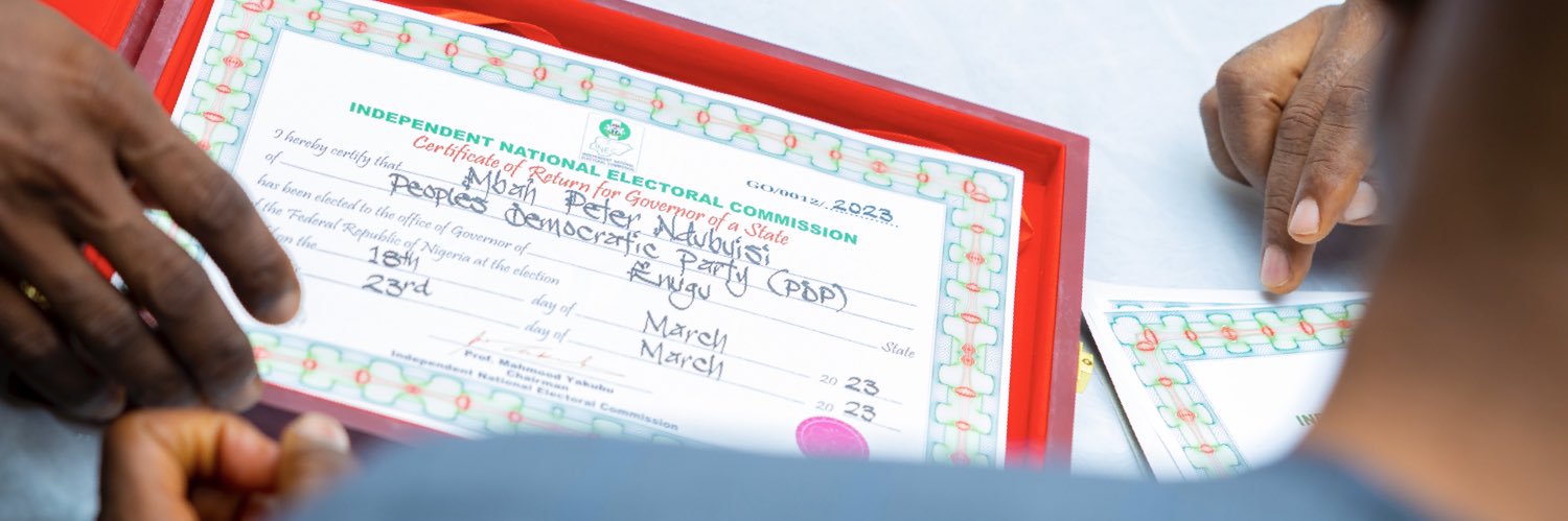 Peter Ndubuisi Mbah's banner
