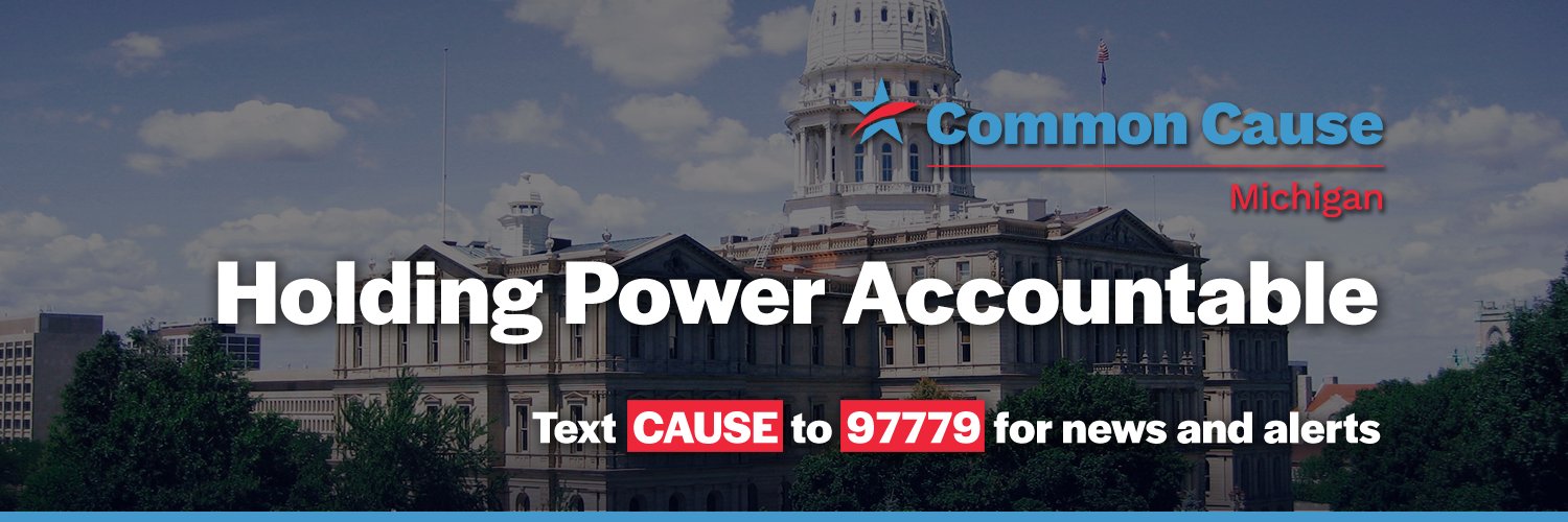 CommonCauseMI's profile banner image