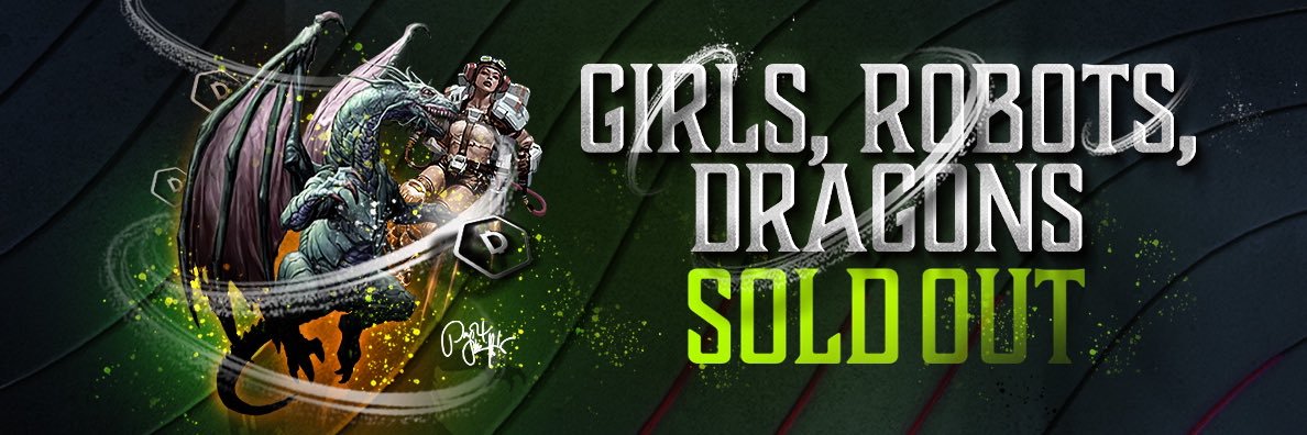 Girls Robots Dragons banner