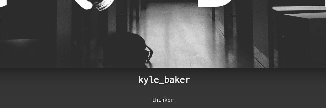 kylebakerio's profile banner image