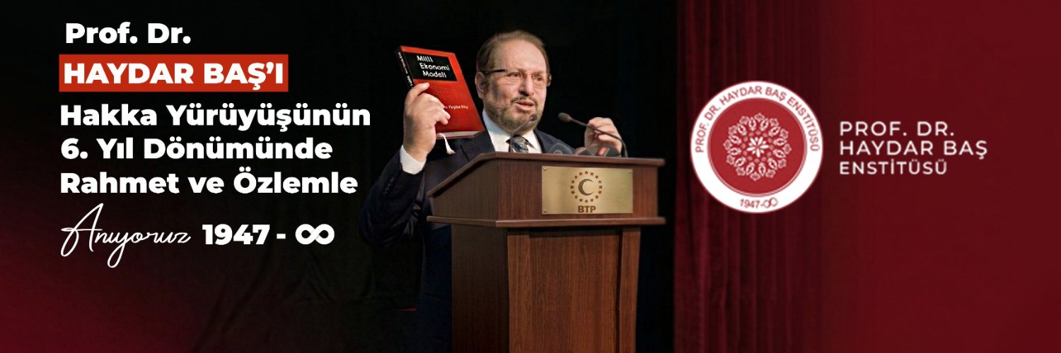 Prof. Dr. Haydar Baş Enstitüsü banner