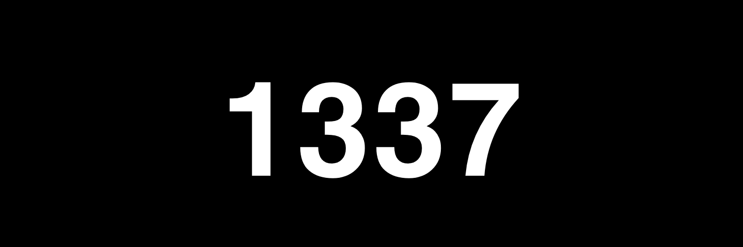 1337 Alpha banner