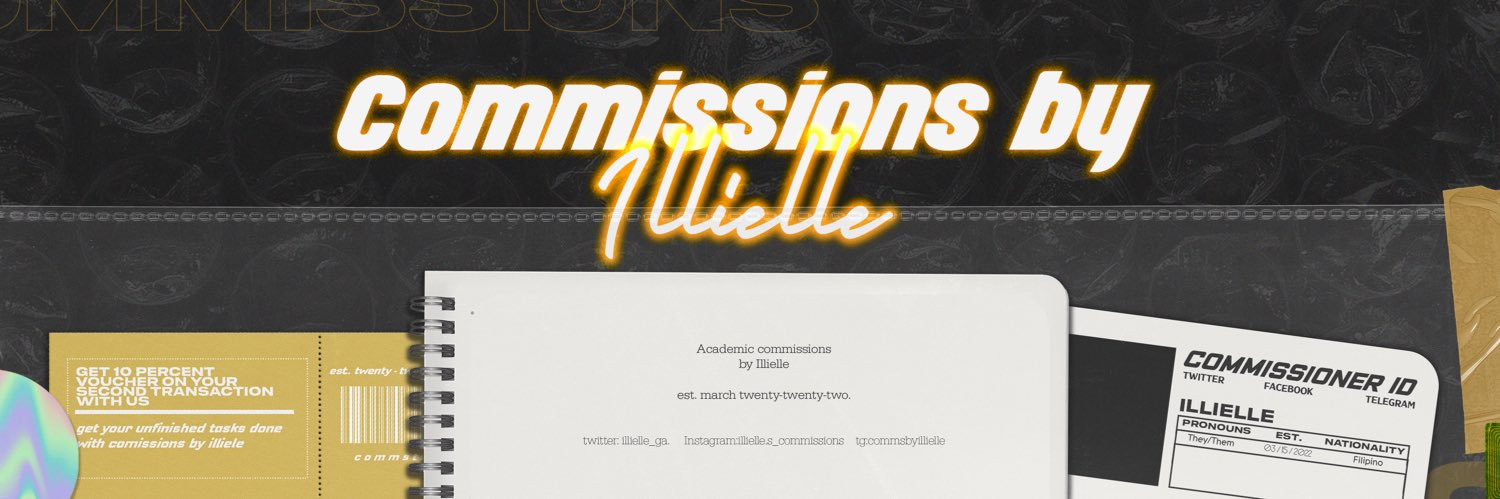 Commissions by illielle | lf clients! banner