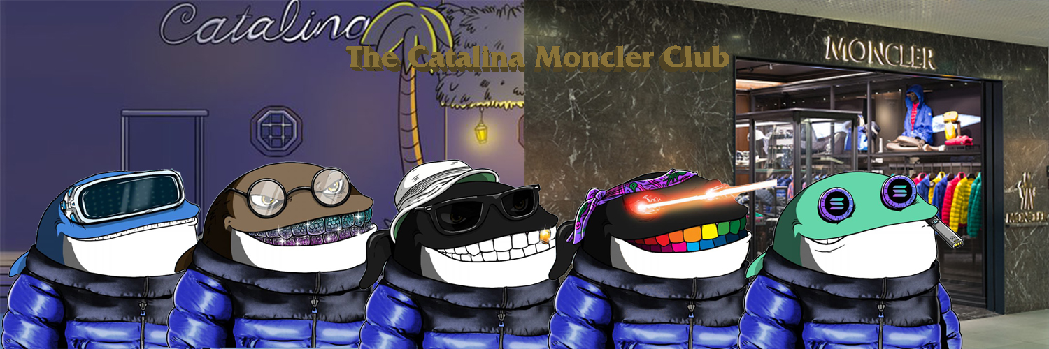The Catalina Moncler Club DAO banner