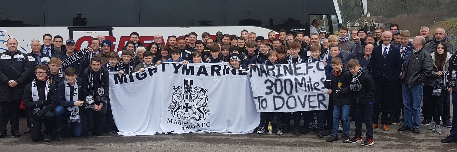 Marine FC Supporters banner