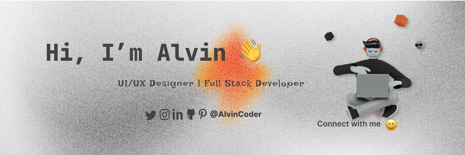 ALVIN CODER ✨ banner