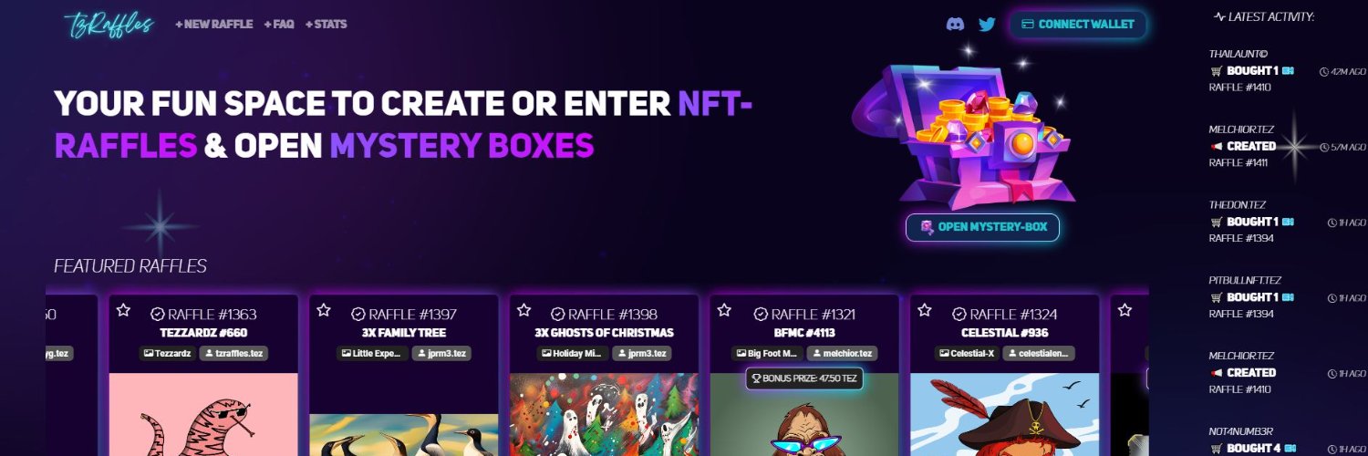 tzRaffles 🎫🎁🎉 banner