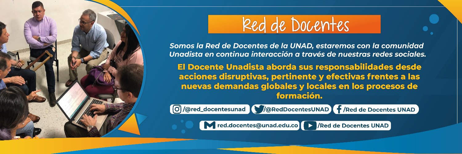 Red Docentes UNAD banner