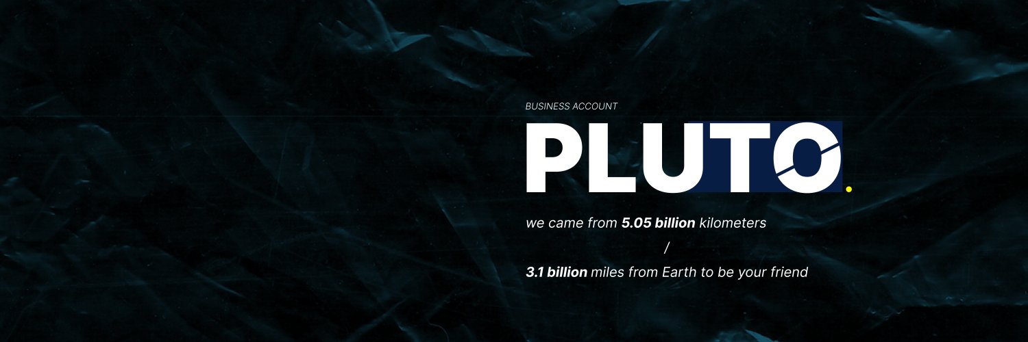 Pluto: OPEN - SLR banner