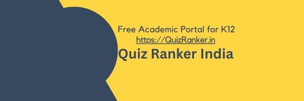 QuizRankerIndia Profile Banner