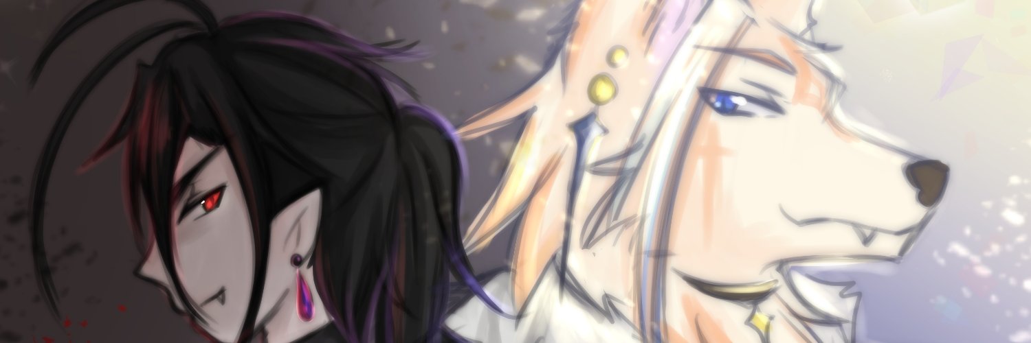 🐺☀️ Farel & 🦇🌑Noctus banner
