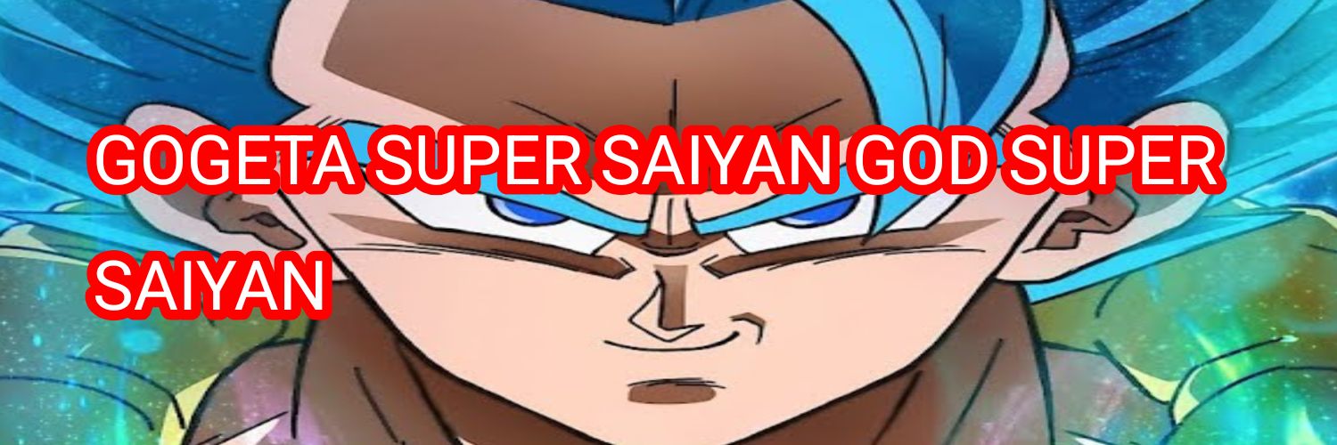 Gogeta super saiyan god super saiyan's banner