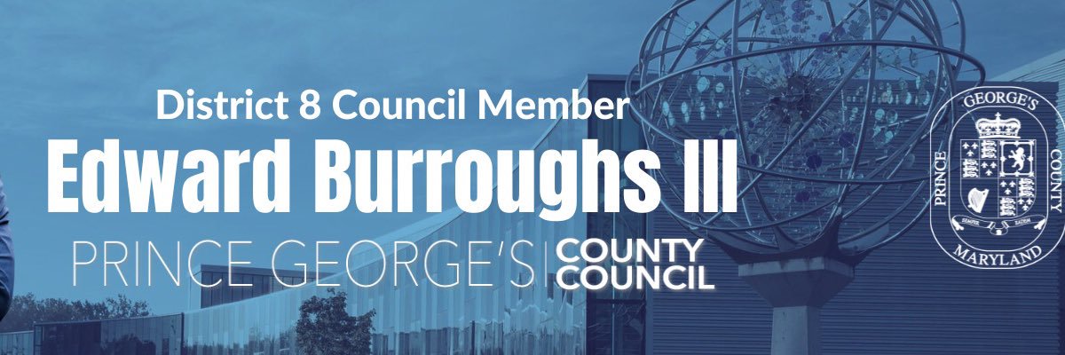 Council Member Edward Burroughs III banner