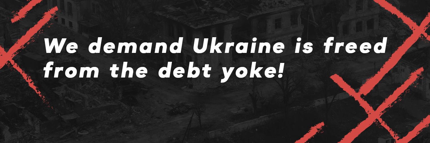 Cancel Ukrainian Debt banner