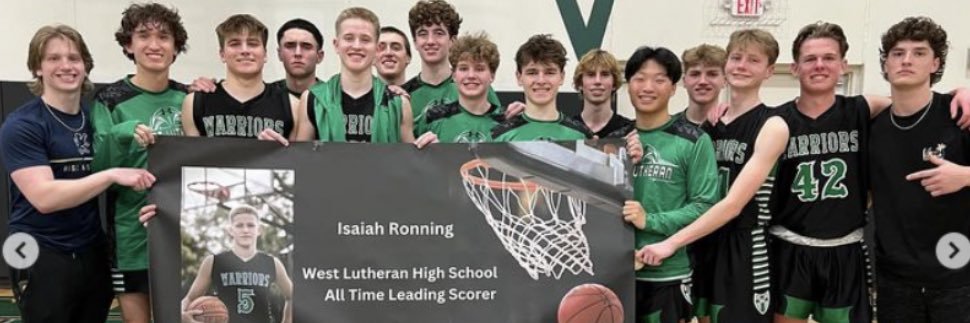 Isaiah Ronning banner