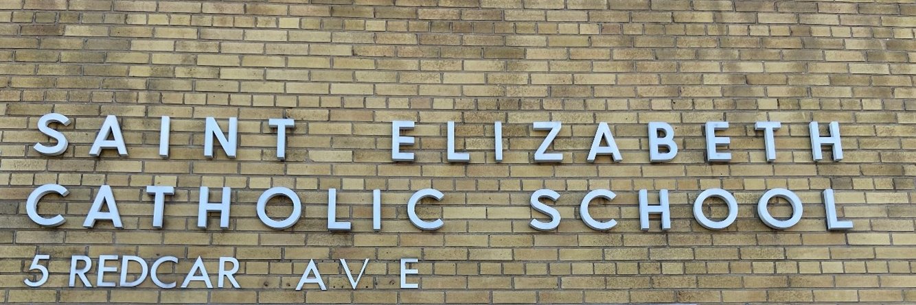 St. Elizabeth Catholic School banner