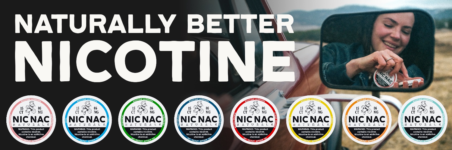 Nic Nac | Naturally Better Nicotine's banner