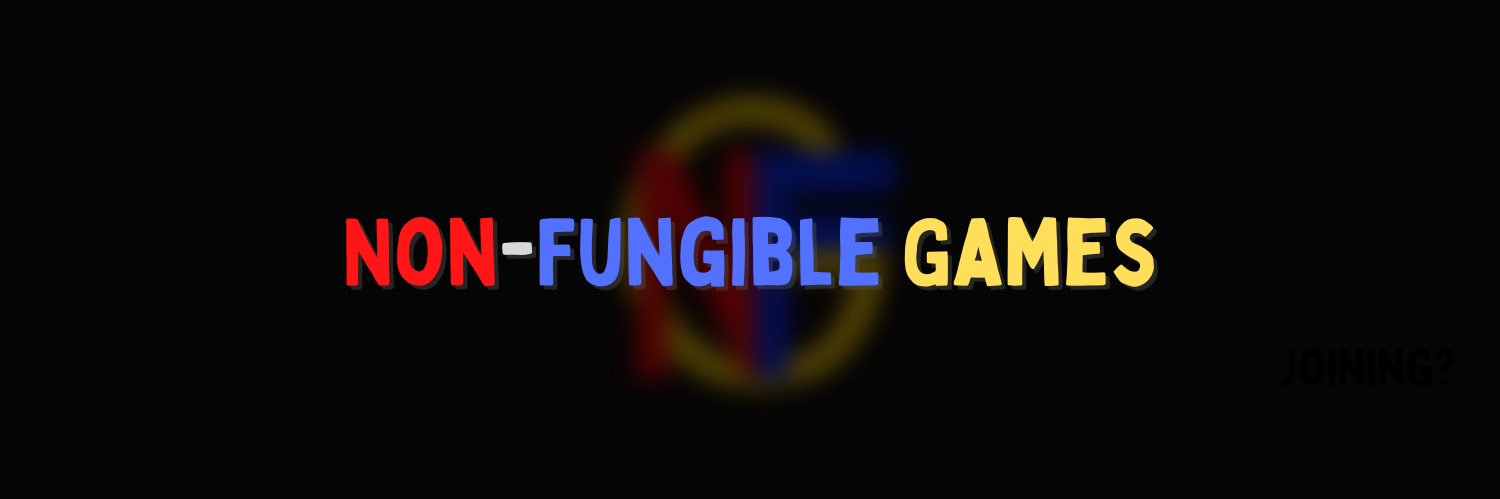 The Non-Fungible Games banner