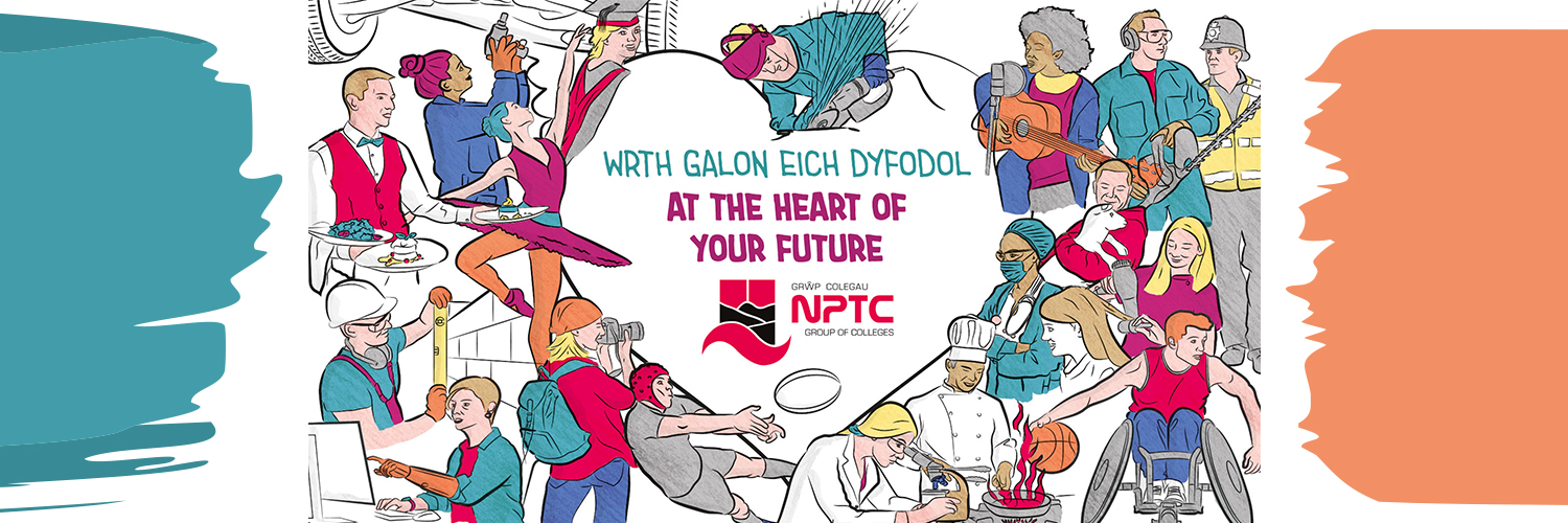Grŵp Colegau NPTC Group of Colleges banner