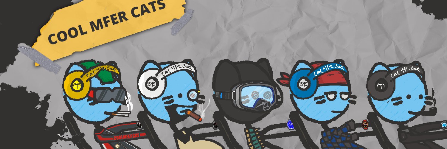 Cool Mfer Cats 😼 | mint: active @ 2 MATIC banner