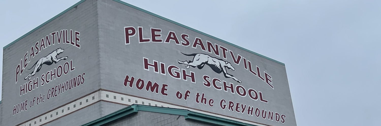 Pleasantville Football's banner
