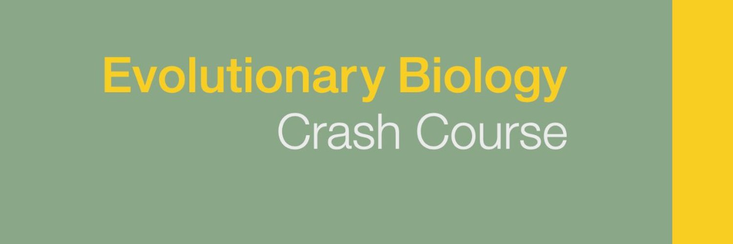 EvoBio Crash Course Profile Banner