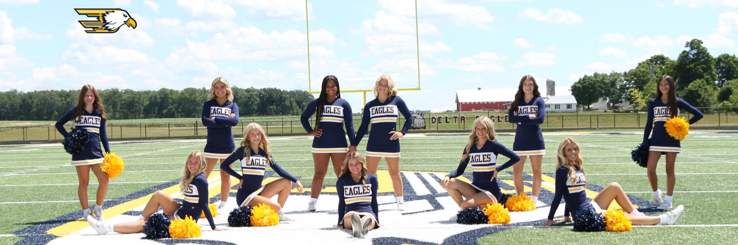 Delta Cheerleading banner