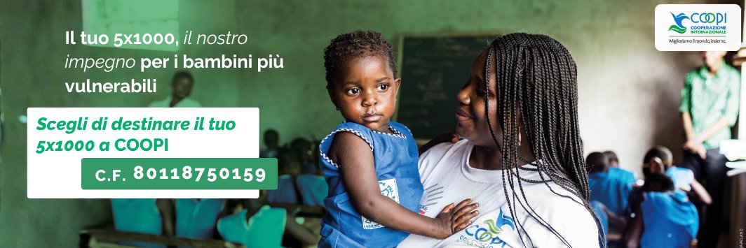 COOPI - Cooperazione Internazionale ETS banner