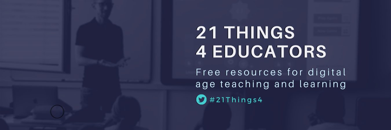21Things4: The 21 Things 4 Educators Project banner