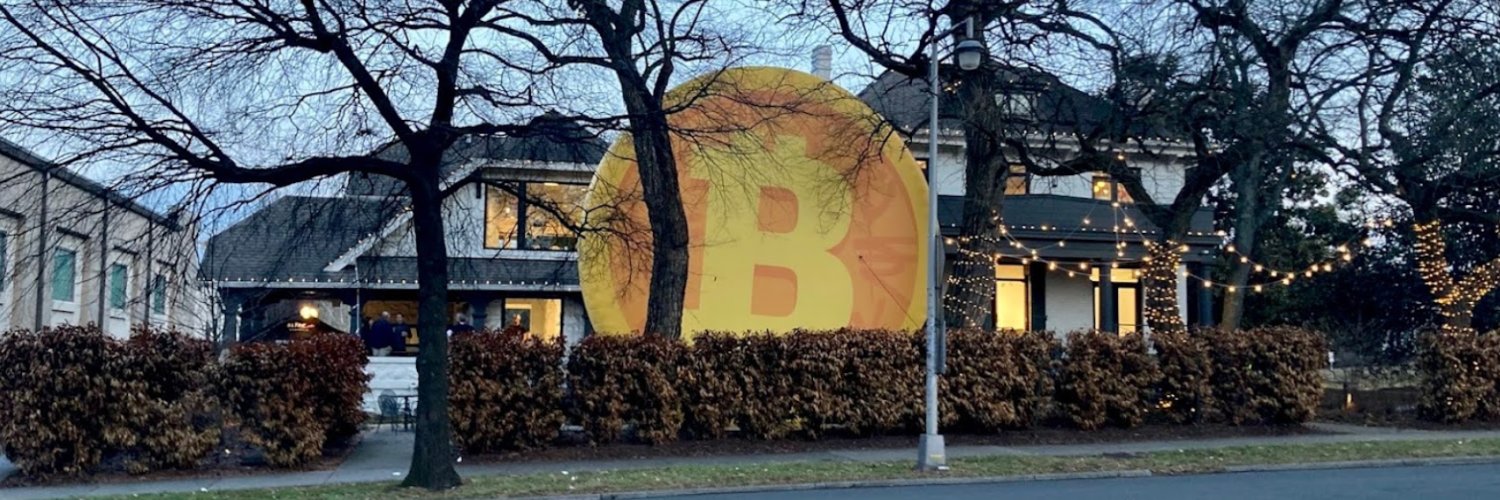 Bitcoin Park's banner