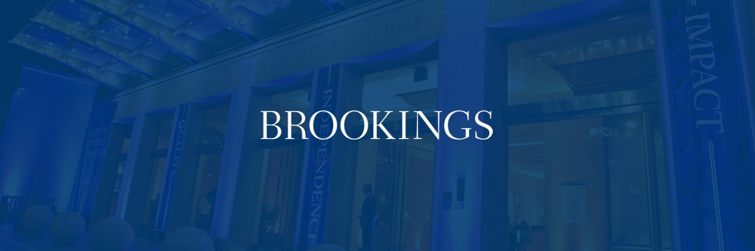 The Brookings Institution's banner
