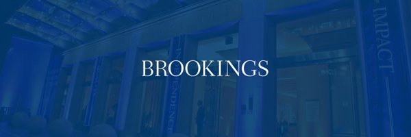 BrookingsInst Profile Banner
